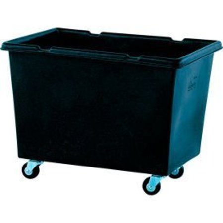 TECHSTAR PLASTICS Recycled Material Handling Carts - Smooth Walls, Plywood Base - 31"Wx43"Dx33"H 145AR-C-BLK